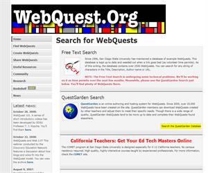 WebQuest.org, miles de WebQuests en varios idiomas