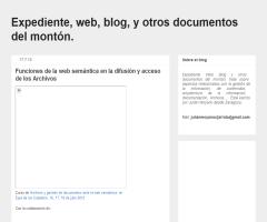 Funciones de la web semántica en la difusión y acceso de los Archivos