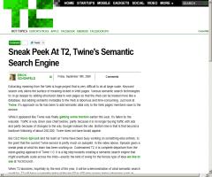 Sneak Peek At T2, Twine’s Semantic Search Engine