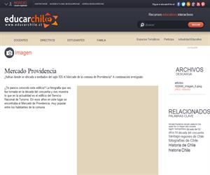Mercado Providencia (Educarchile)
