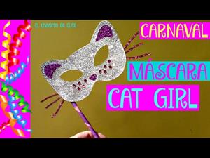 Cómo hacer una máscara de Carnaval de gato