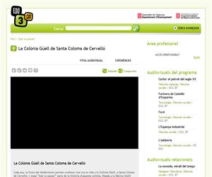 La Colònia Güell de Santa Coloma de Cervelló (Edu3.cat)