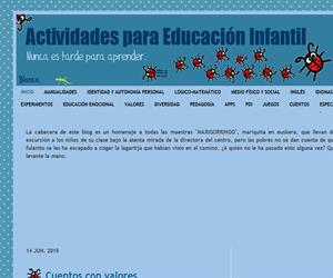Actividades para Educación Infantil (Blog Educativo de Educación Infantil)