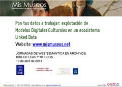 GNOSS participó en la jornada "Web Semántica en Bibliotecas, Archivos y Museos". 10/4. Madrid. Fundación Ramón Areces
