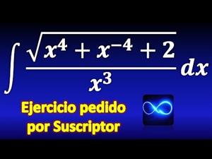 Integral de raíz cuadrada entre x^3, simplificando, haciendo suma de fracciones, factorizando, etc