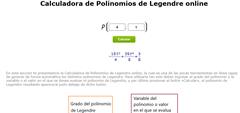 Generador de Polinomios de Legendre online
