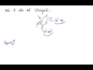 razónes trigonométricas y triángulo rectángulo
