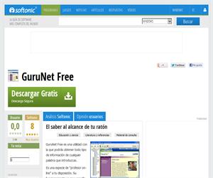 GuruNet. Amplia información online y traducción de palabras