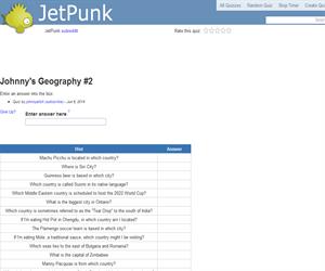 Johnny's Geography 2