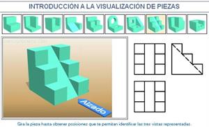 Introducción a la visualización de piezas. Ejemplo 8. Dibujo Técnico