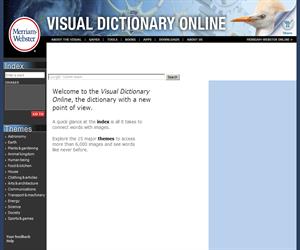 Diccionario visual en la red (Visual Dictionary Online Merriam-Webster)