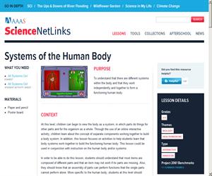 Systems of the Human Body - Science NetLinks