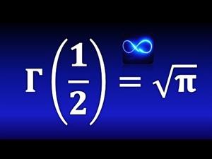 Función Gamma: Demostración de Γ(1/2)=√π
