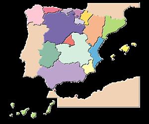 Mapa de España interactivo