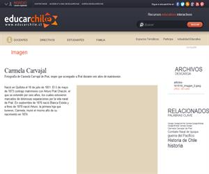Carmela Carvajal (Educarchile)