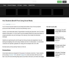 How Students Benefit From Using Social Media | Edudemic