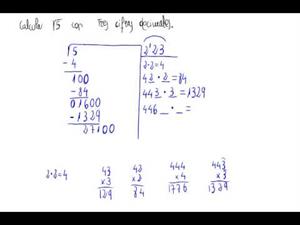 Raíz cuadrada con cifras decimales