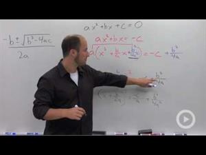 Deriving the Quadratic Formula