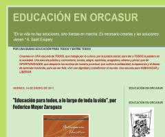 "Educación para todos, a lo largo de toda la vida", por Federico Mayor Zaragoza | Educación en Orcasur