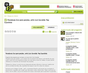 Paradoxes d'un pare perplex, amb Lluís Gavaldà : Pep Guardiola (Edu3.cat)