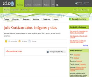 Julio Cortázar: datos, imágenes, citas