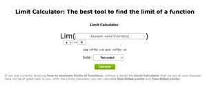 Online Limit Calculator