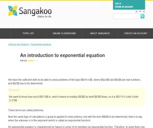 An introduction to exponential equation