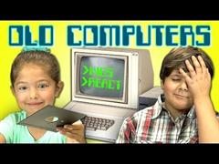 ¿Cómo reaccionan los niños antes un viejo ordenador?