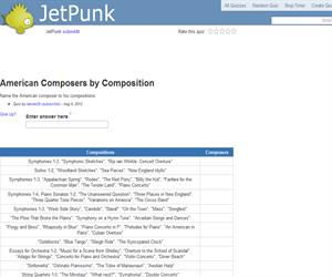 American Composers by Composition