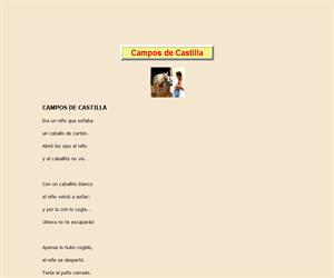 Campos de Castilla, lectura comprensiva interactiva