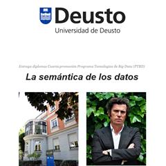 La semántica de los datos protagonista en la entrega de diplomas de la Universidad de Deusto, de la mano de Ricardo Alonso Maturana