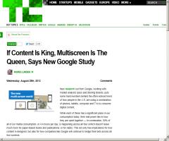 Si el contenido es el rey, la disponibilidad en diferentes tipos de pantallas es la reina (Google SEO)