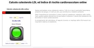 Calcolo colesterolo LDL
