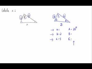 trigonometría - Teorema del coseno