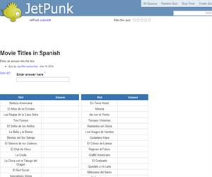 Movie Titles in Spanish