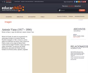 Antonio Varas (1817 - 1886) (Educarchile)