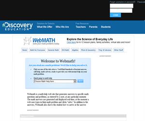 webmath solve your math problem