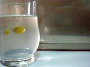 Experimentos de Física (Densidad y Flotabilidad): La gota submarina