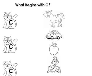 Activity Sheet - Draw a line to C (Educarchile)