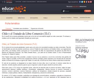 Chile y el Tratado de Libre Comercio (TLC) (Educarchile)