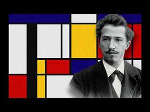 Composición II en rojo, azul y amarillo, de Piet Mondrian