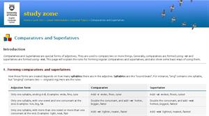 Comparatives and superlatives form of adjectives (web2.uvcs.uvic)