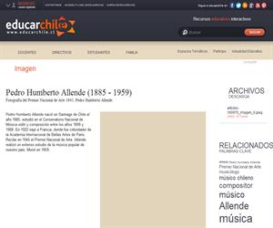Pedro Humberto Allende (1885 - 1959) (Educarchile)