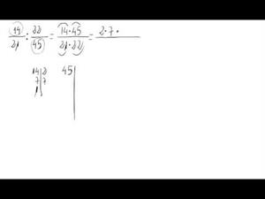 División de números racionales