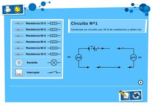 Circuito eléctrico: laboratorio de electricidad. Física y Química para Secundaria