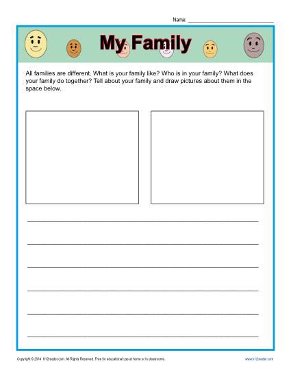 Writing Prompt – My Family