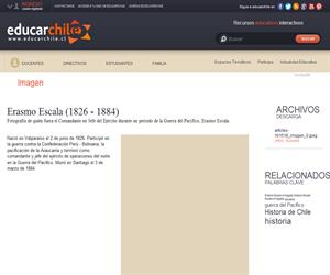 Erasmo Escala (1826 - 1884) (Educarchile)