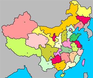 Mapa interactivo de China: división política y capitales (luventicus.org)