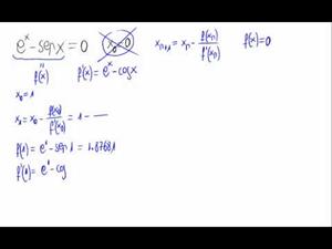 Método de Newton para resolución de ecuaciones