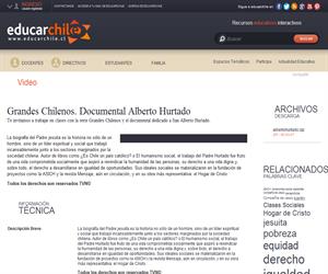 Grandes Chilenos. Documental Alberto Hurtado (Educarchile)
